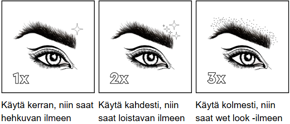 Beautylash brow glow geeli kuva