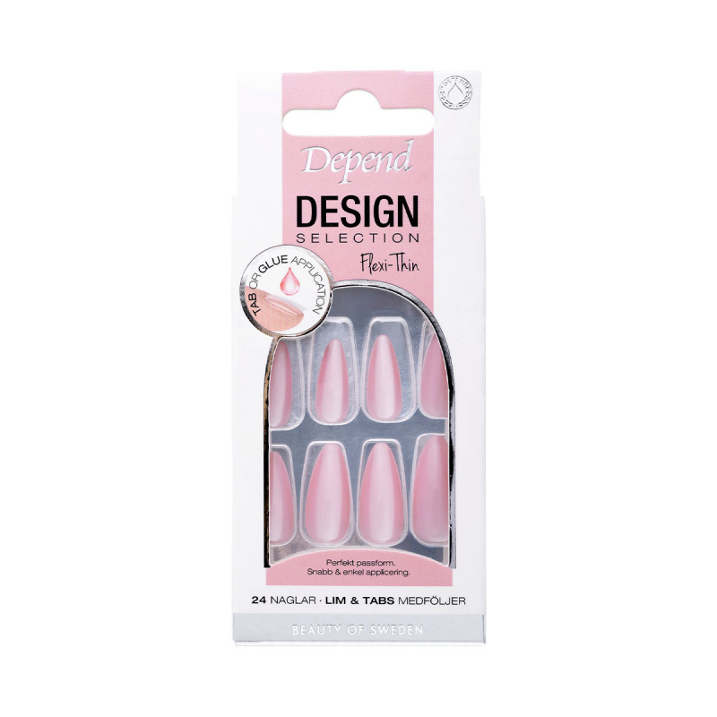 80216 Losnaglar Design Selection Make Me Blush Almond